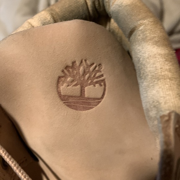 Timberland light brown with brown/white laces and ortholite soles! - Picture 7 of 14